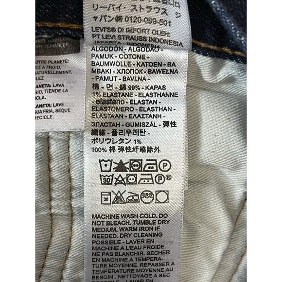 Levis 501 93 Jeans Mens‎ 28x30 Blue Straight Leg Relaxed Fit Dark Wash Mid Rise - Picture 12 of 16